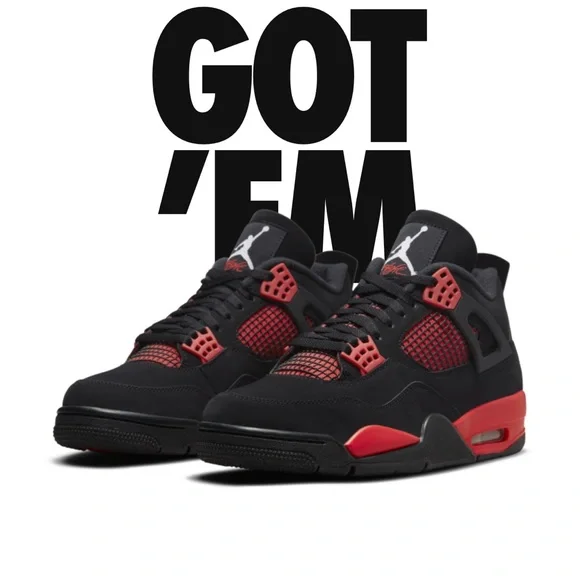 jordan 4 red thunders perfect condition worn once NEW Air Jordan 4 Retro THUNDER RED CT8527-016 MEN main image 4